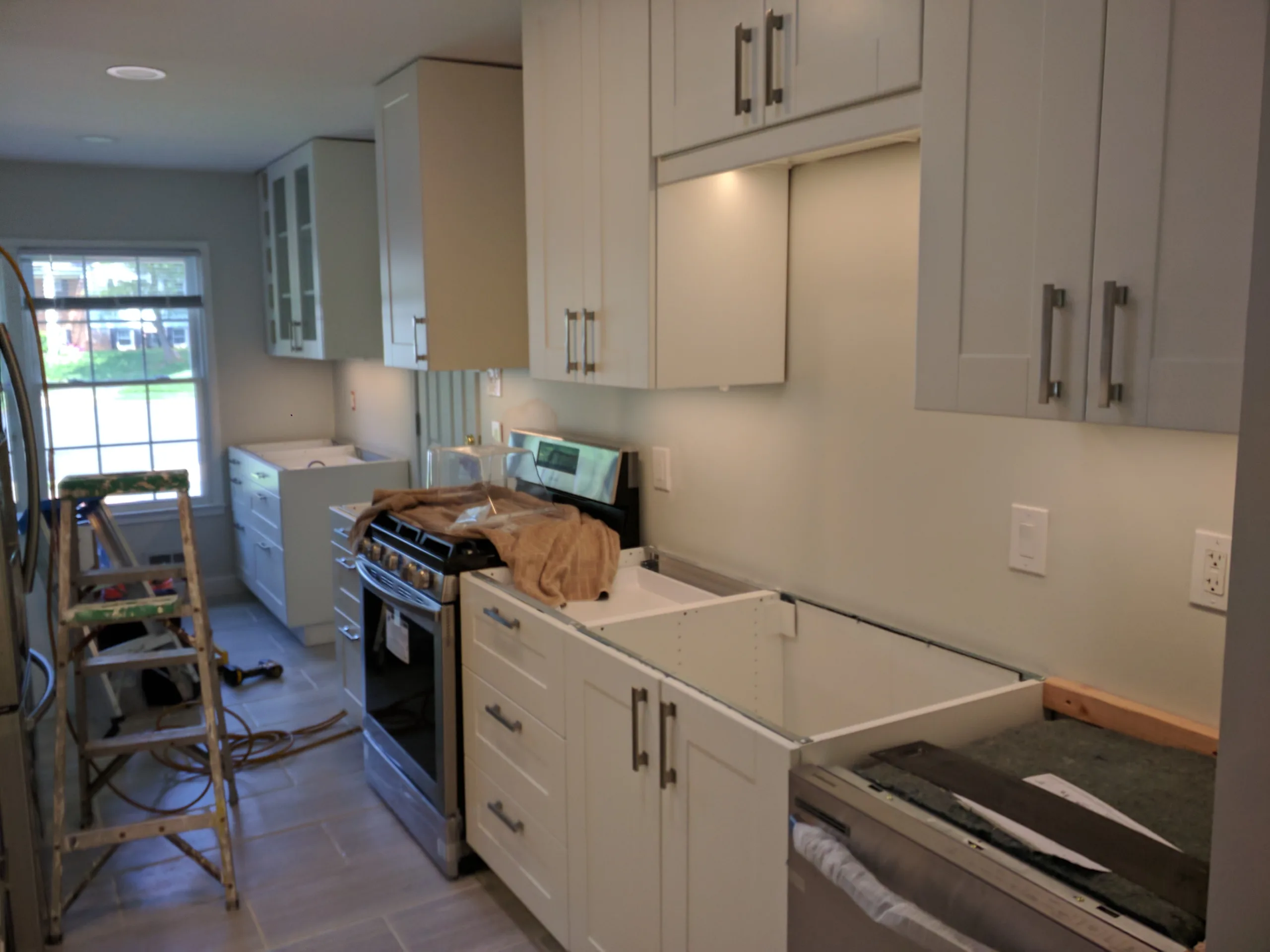 Fairfax Large IKEA kitchen. District Handyman, Installer