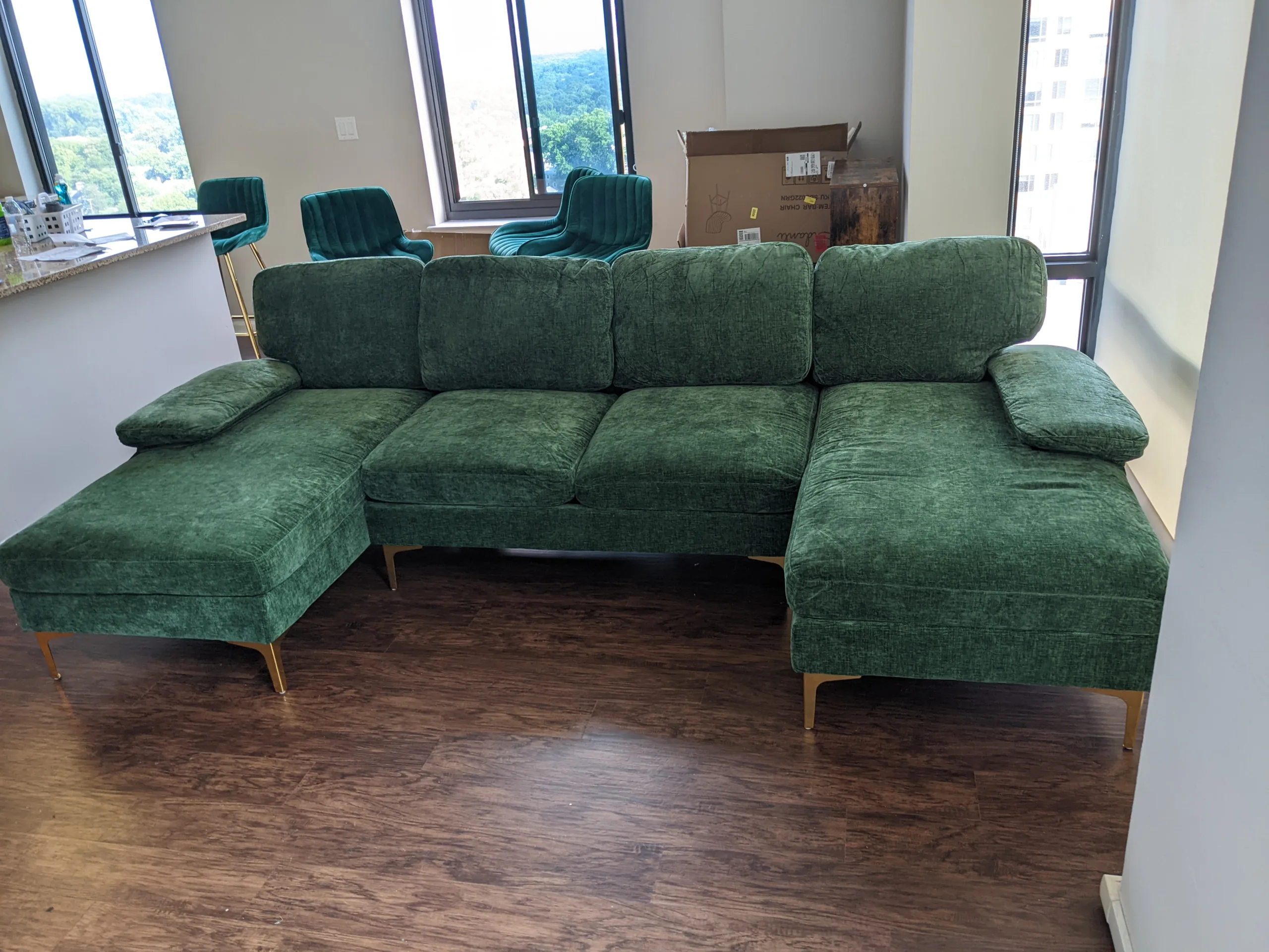Sectional couch assembly by District Handyman in Silver Spring MD