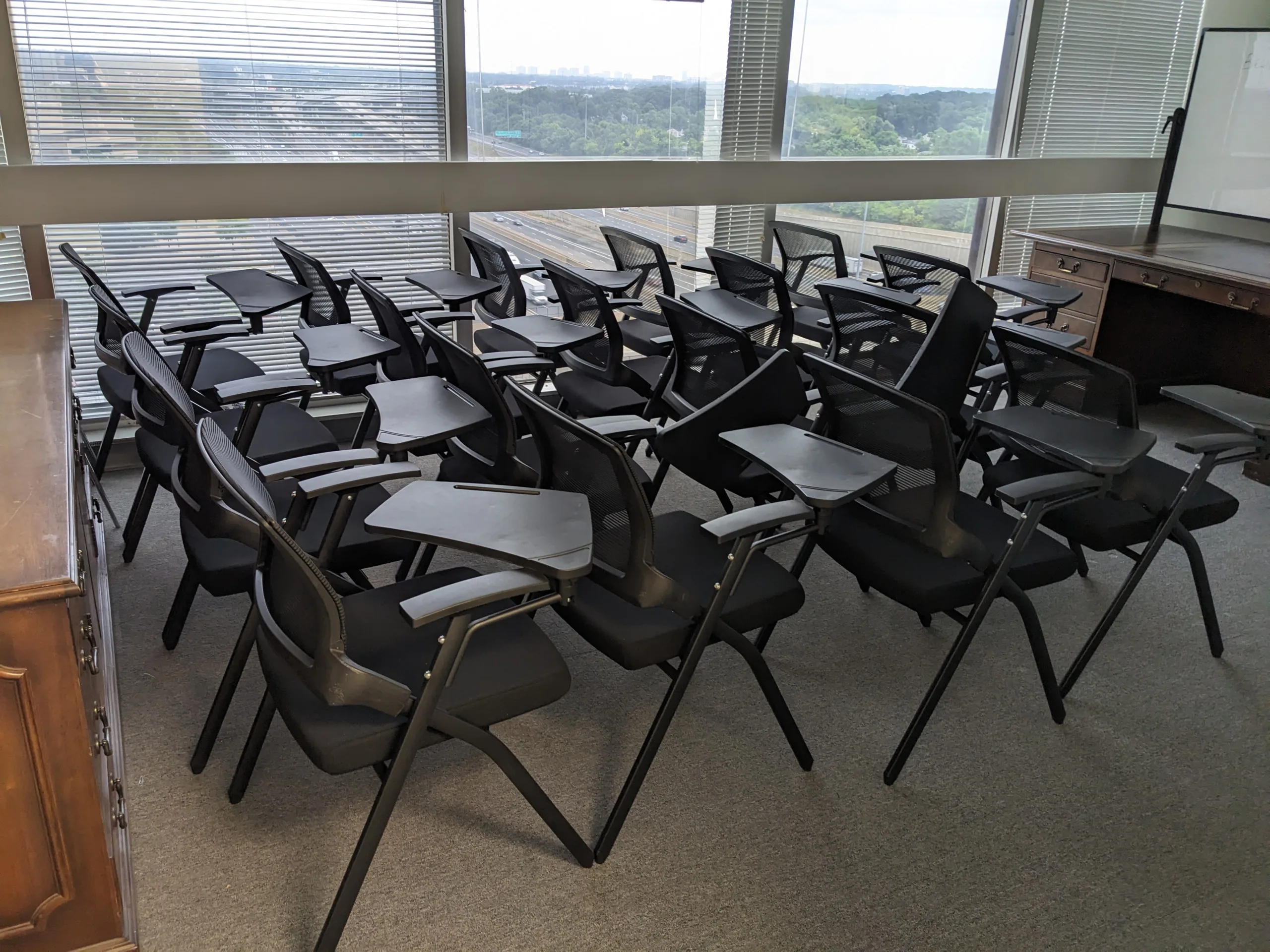 Classroom chairs assembly in Springfield VA by District Handyman