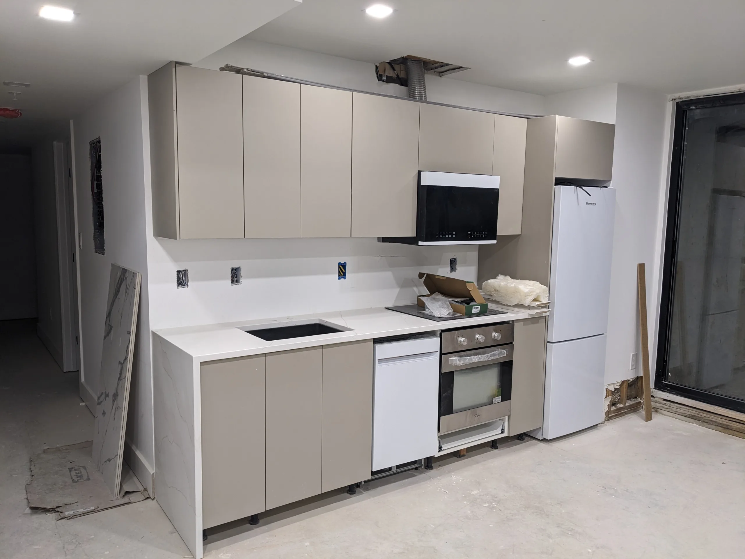 Columbia Heights basement IKEA kitchen Washington DC. By District Handyman